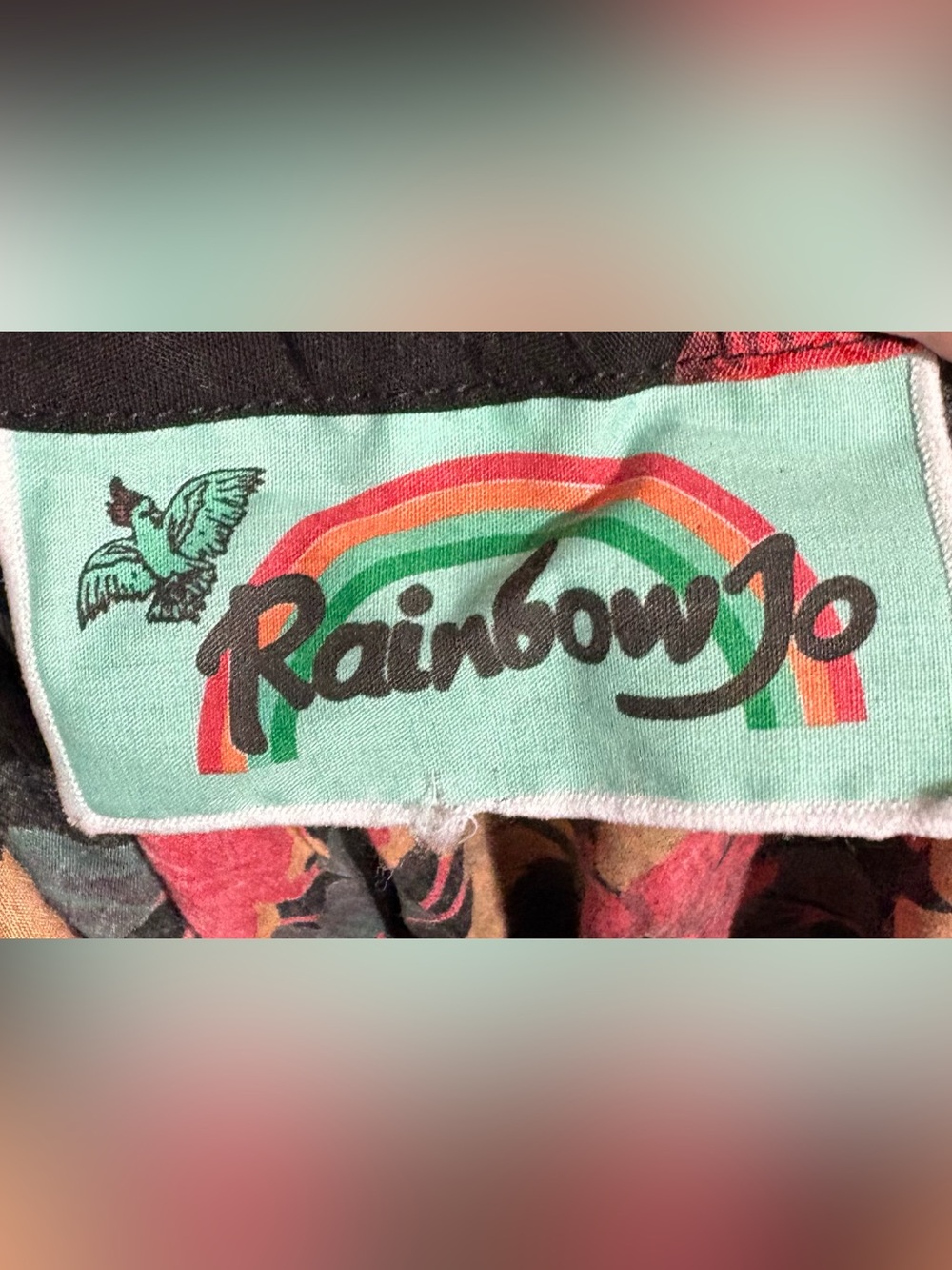 100% natural fiber Rainbow Jo dress - Picture 4 of 5